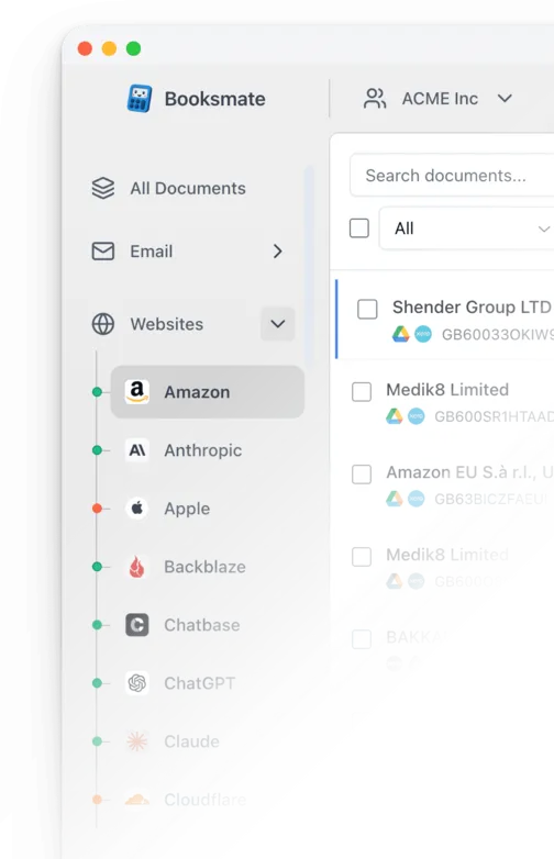 Booksmate app interface